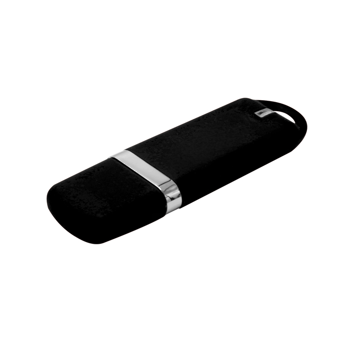 Флешка Shape с покрытием Софт Тач Гб, черная