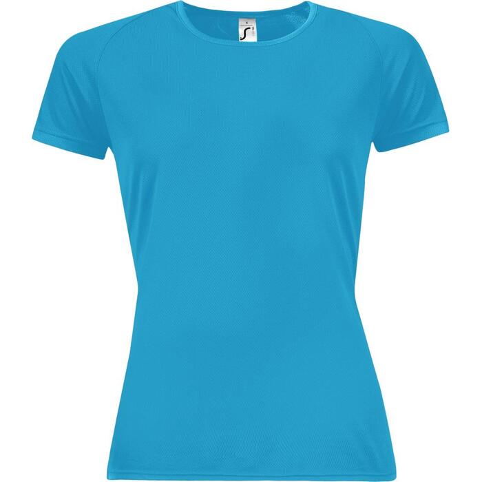Футболка женская Sporty Women 140 бирюзовая
