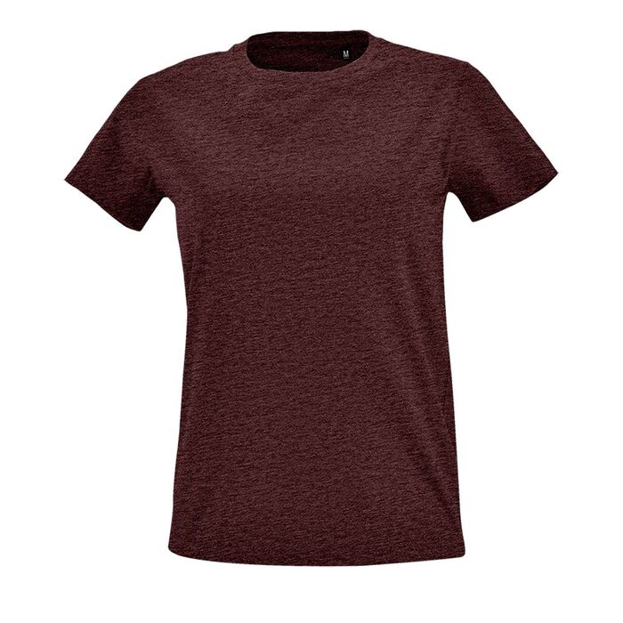 Футболка женская Imperial Fit Women бордовый меланж