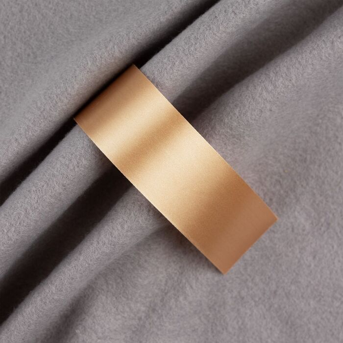 Лента сатиновая Satin 35 S, бежевая см