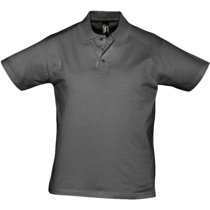 Рубашка поло мужская Prescott men 170 темно-серая
