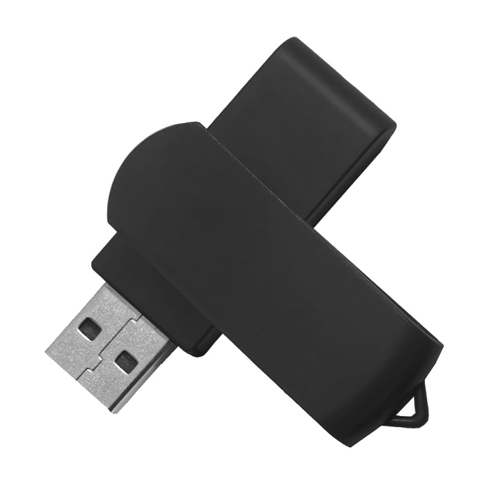USB flash-карта SWING (8Гб), черный,0х1,8х1,1 см, пластик