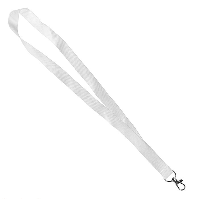 Ланъярд NECK, белый, полиэстерх50 см