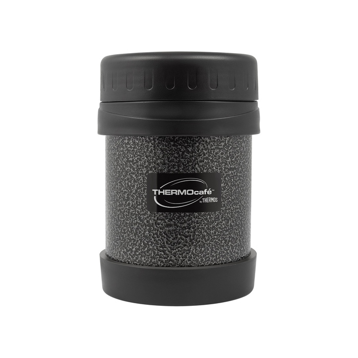 Термос из нерж. стали для еды тм ThermoCafe HAMJNL-350FJ Hammertone Coating.35L, серый