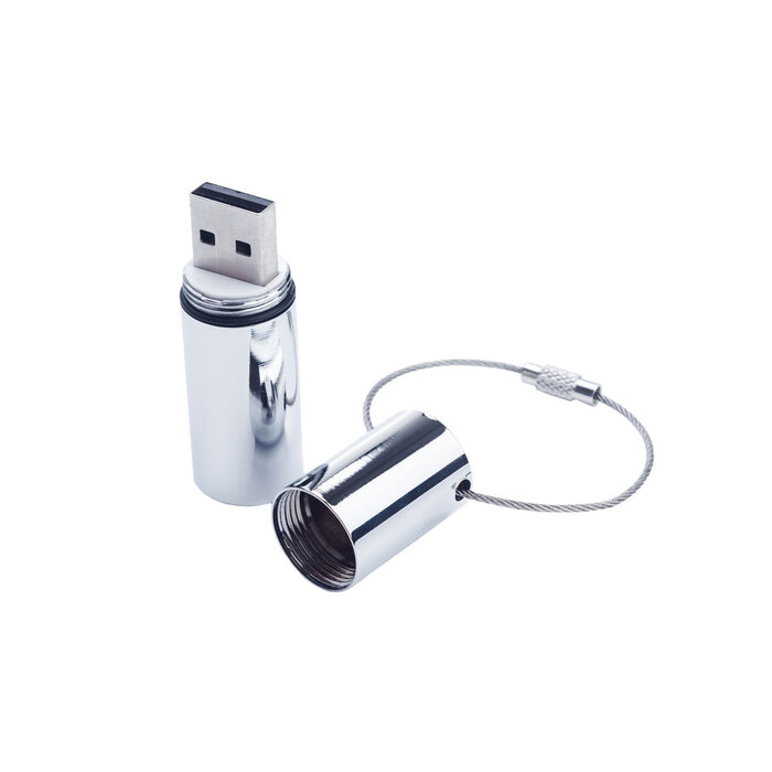 USB-флешка на 128 ГБ.0 USB  серебро