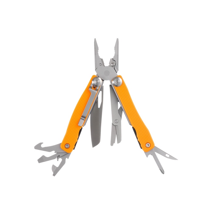 Мультитул Stinger мм функций, сталь/АБС-пластик, оранжевый, в комплекте нейлоновый чехол