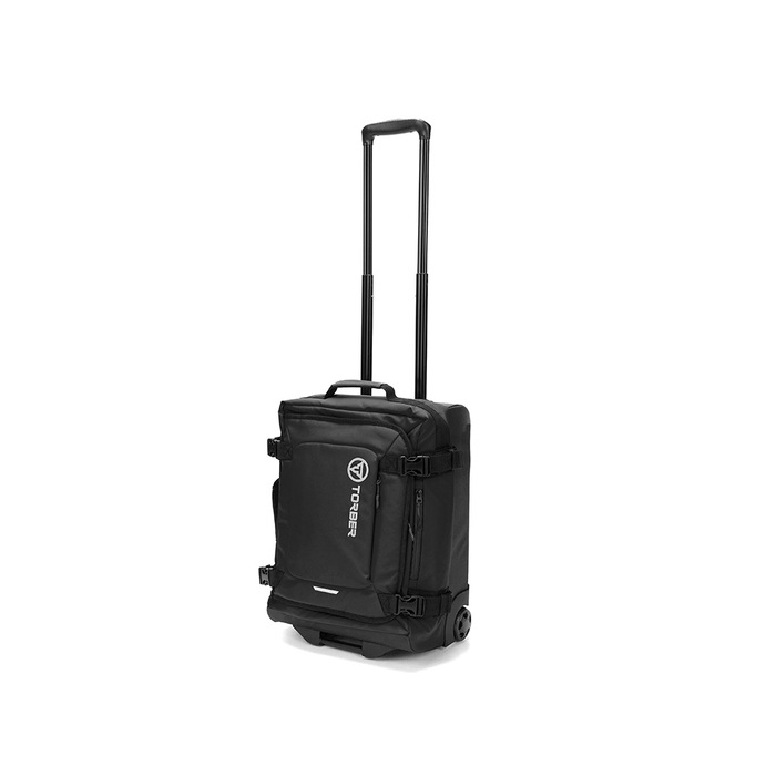 Сумка на колесах TORBER РИТМ, черный, полиэстер 900D с PU покрытием х 34 х 21,5 см л