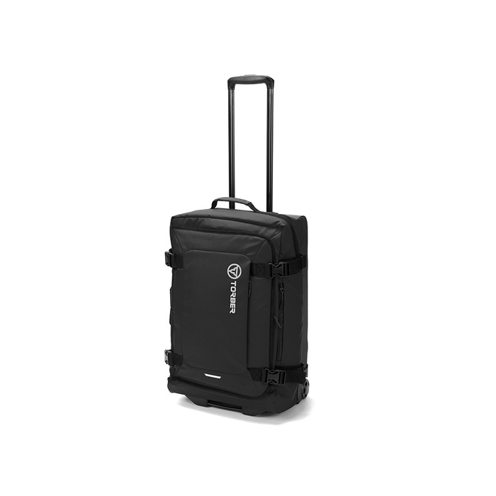 Сумка на колесах TORBER РИТМ, чёрный, полиэстер 900D с PU покрытием х 38 х 25,5 см л