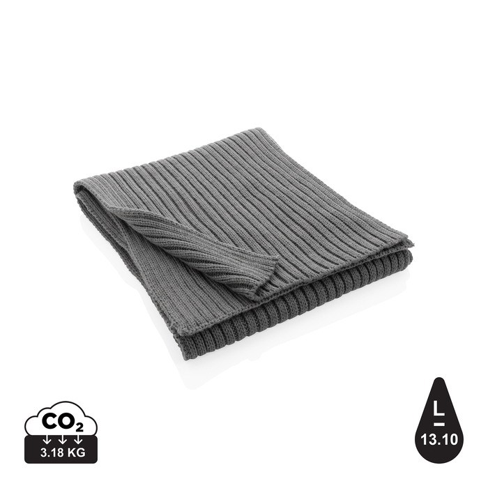 Вязаный шарф Impact из Polylana® AWARE™x25 см