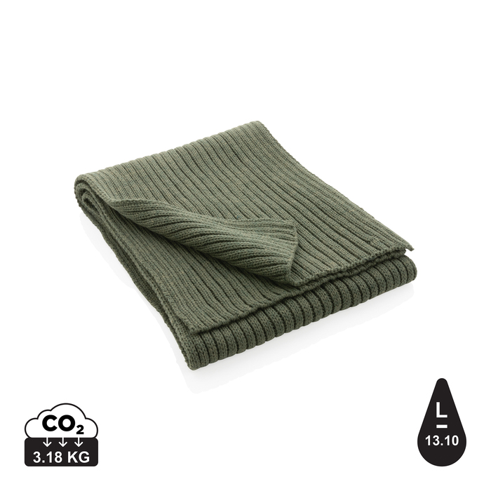 Вязаный шарф Impact из Polylana® AWARE™x25 см