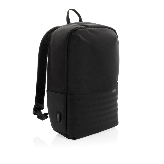 Антикражный рюкзак для ноутбука Swiss Peak с RFID-защитой из rPET AWARE™,6’’