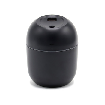Светодиодный USB увлажнитель Egg с подсветкой, черный-S