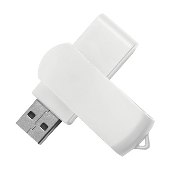 USB flash-карта SWING (8Гб), белый,0х1,8х1,1 см, пластик