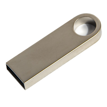 USB flash-карта SMART (8Гб), серебристая,9х1,2х0,4 см, металл