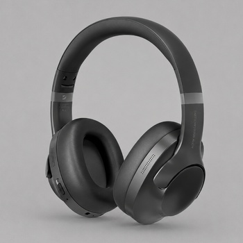 Беспроводные накладные наушники Stereo Ultra ANC, BT 5.4, ANC/ENCмАч, черный, Deppa