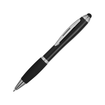 Ручка-стилус шариковая "Nash" со стилусом, черный, черные чернила