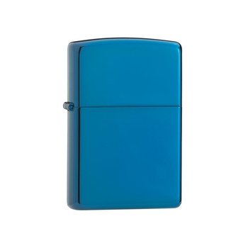 Зажигалка ZIPPO Classic с покрытием Sapphire™, латунь/сталь, синяя, глянцеваяx13x57 мм