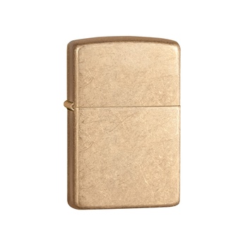 Зажигалка ZIPPO Armor™с покрытием Tumbled Brass, латунь/сталь, золотистая, матоваяx13x57 мм