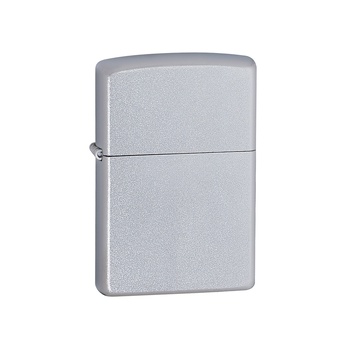 Зажигалка ZIPPO Classic с покрытием Satin Chrome™, латунь/сталь, серебристая, матоваяx13x57 мм